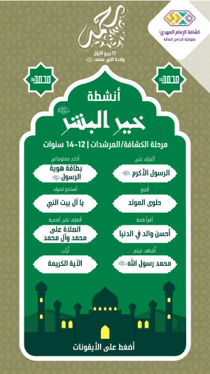 محمد خير البشر للكشّافة والمرشدات الملف التفاعلي