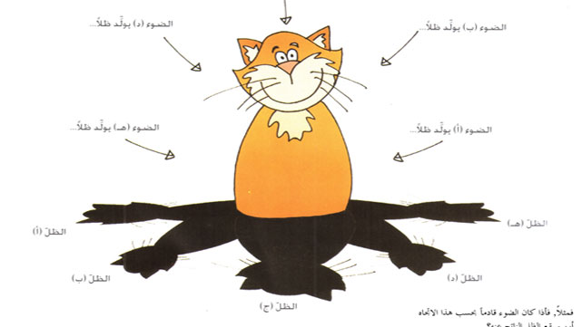 الظلال وتدرجات الألوان
