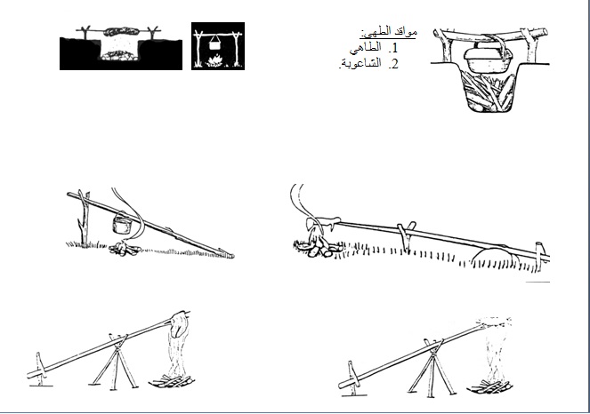 الطهو والطعام في المخيمات  الكشفية